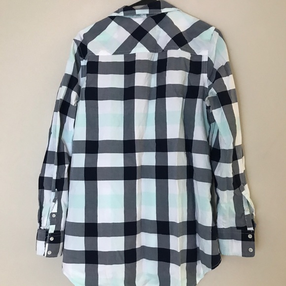 Plaid Long Sleeve Top - Picture 4 of 4